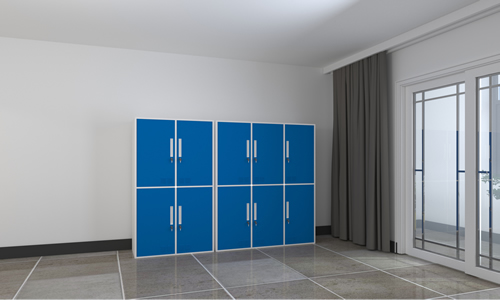 雙層鐵床廠家帶來藍色主題的宿舍案例