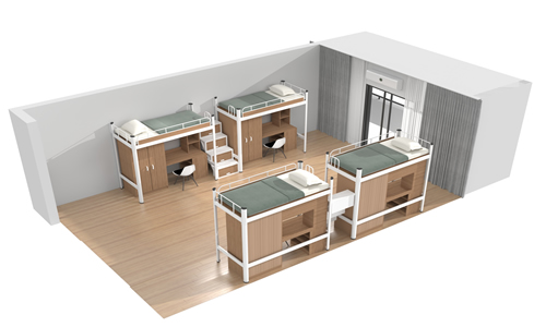 單人雙層床 公寓床廠商定制 單人雙層床 公寓床廠商定制